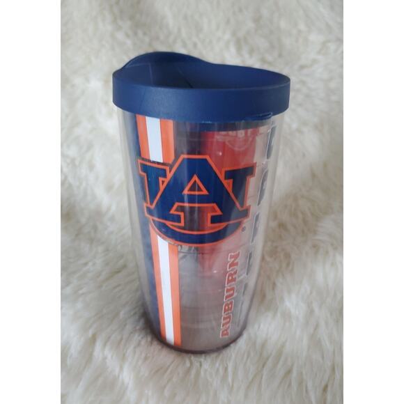 Auburn University Tigers Tervis Tumbler With Travel Lid 16 oz Hot & Cold Drinks - Picture 1 of 7
